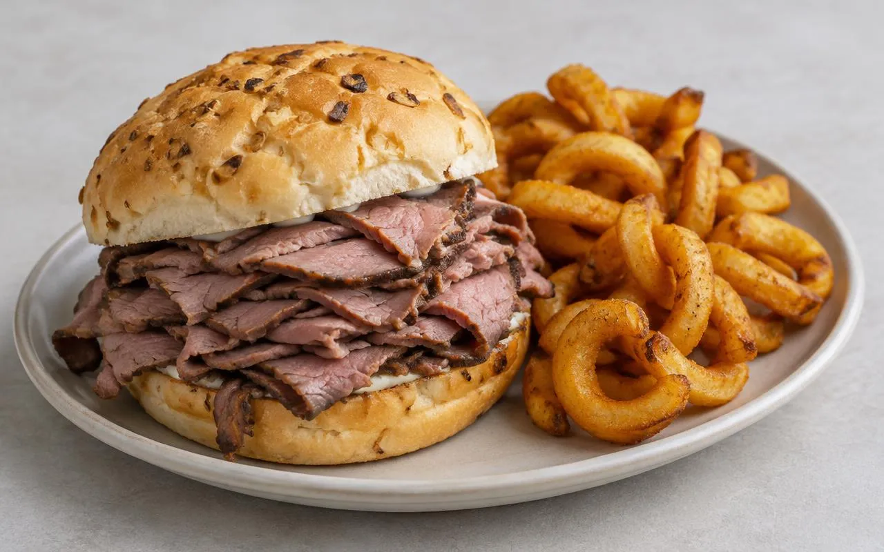 A typical Arby's meal