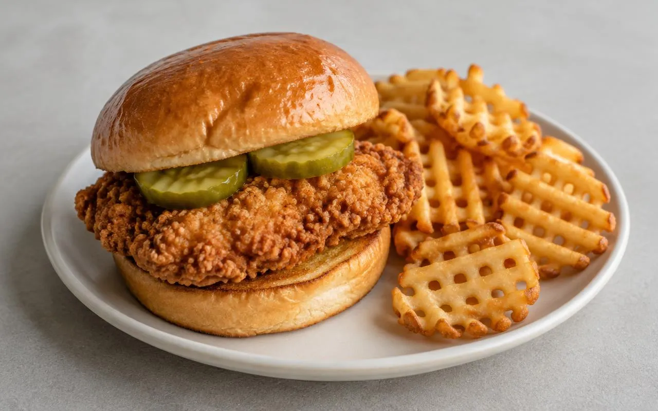A typical Chick-fil-A meal