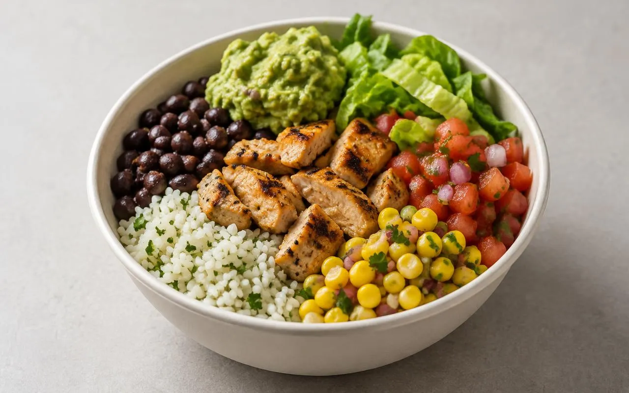 A typical Chipotle meal