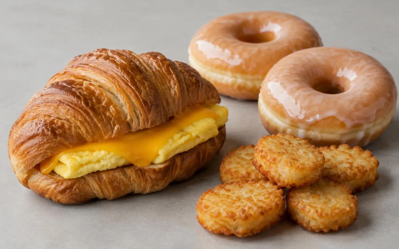 A typical Dunkin' meal