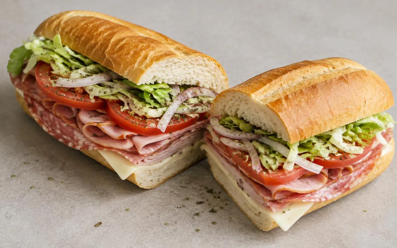 A typical Jersey Mike's meal