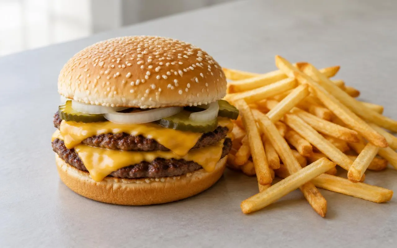 A typical McDonald's meal