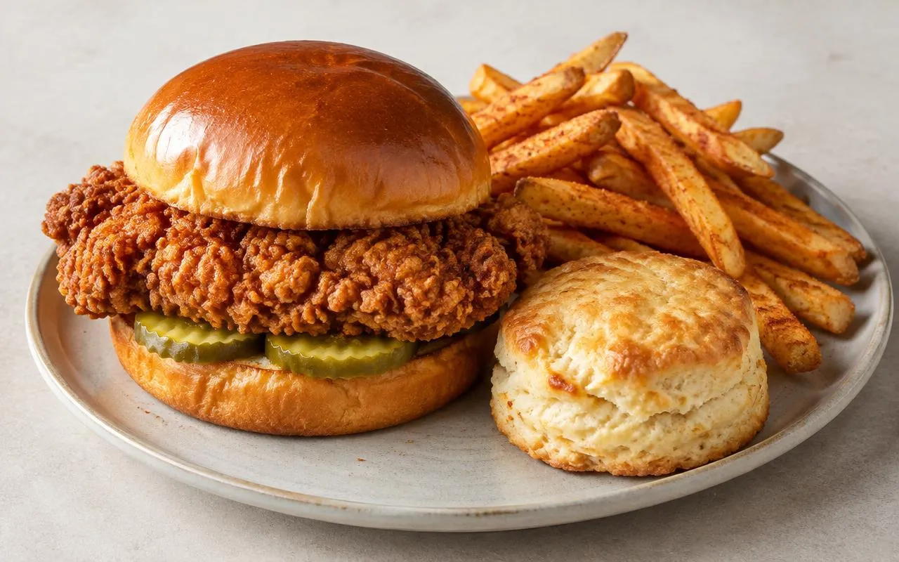 A typical Popeyes meal
