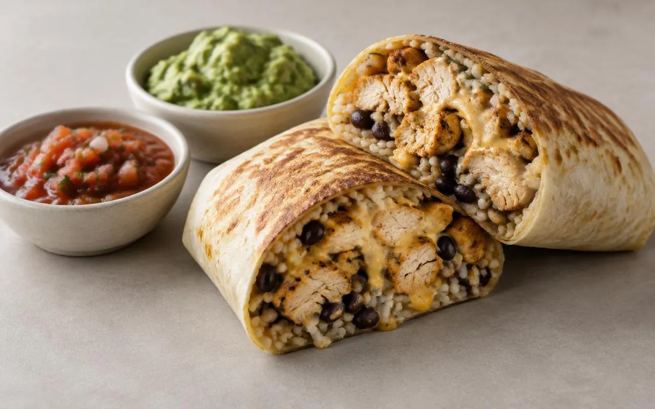 A typical Qdoba meal