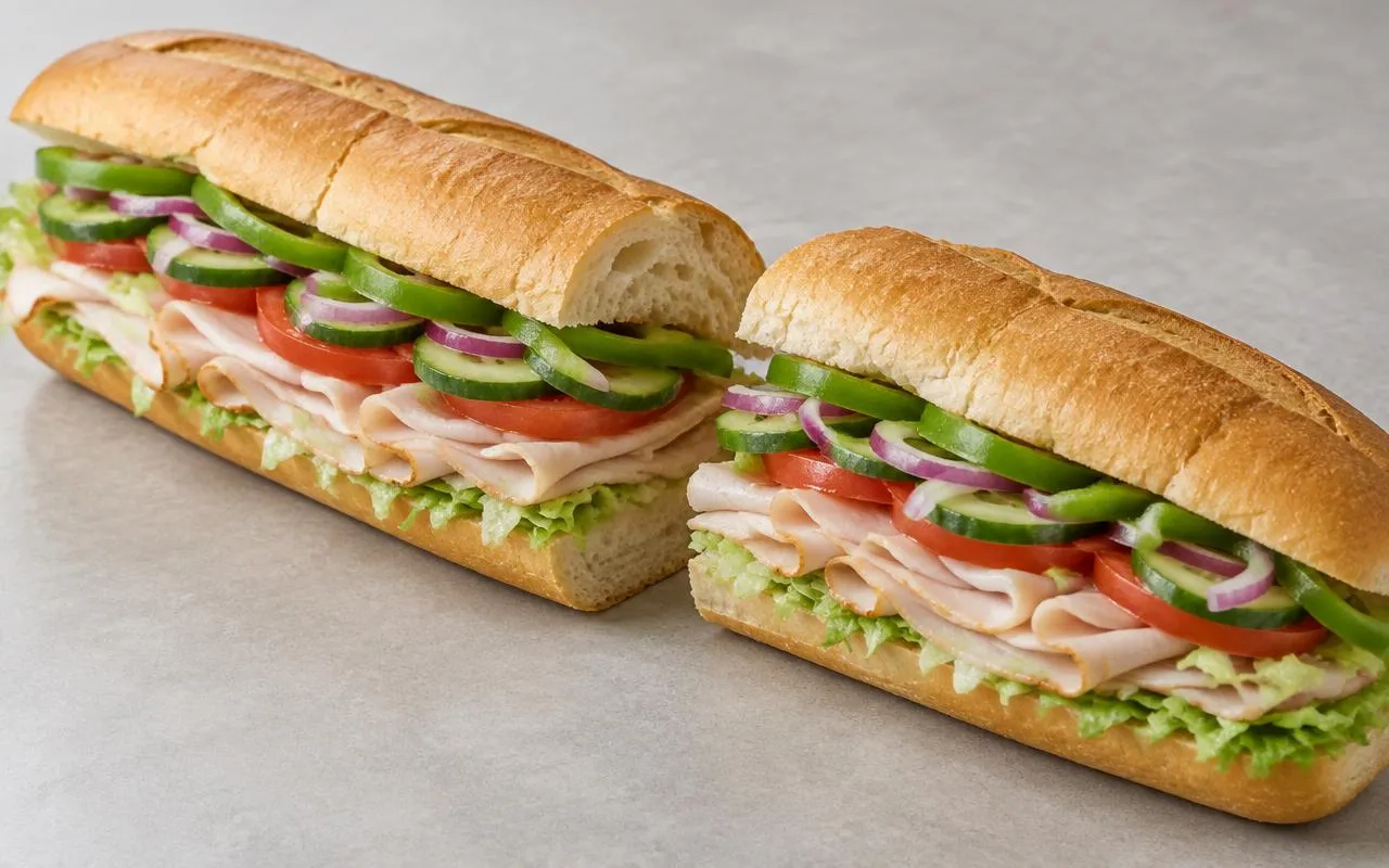 A typical Subway meal