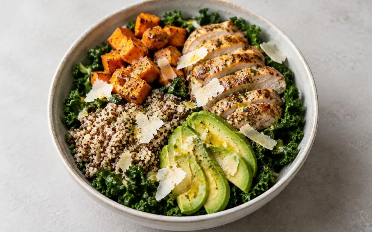 A typical Sweetgreen meal